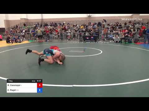 73 Kg Round Of 16 - Rose Cassioppi, IL Vs Ella Pagel, MN