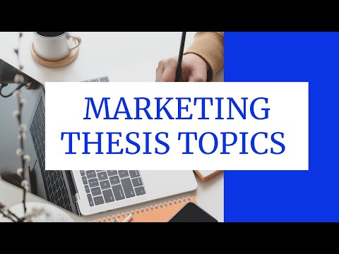 Marketing Thesis Topics l Marketing Dissertation Topics l Dissertation Topics in Marketing
