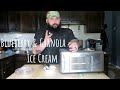Blueberry Granola Ice Cream