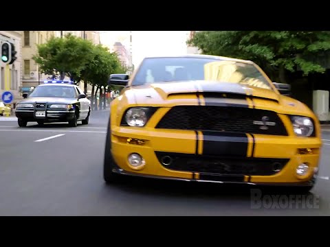 Shelby GT 500 gegen Polizeiwagen | Death Race 2 | German Deutsch Clip