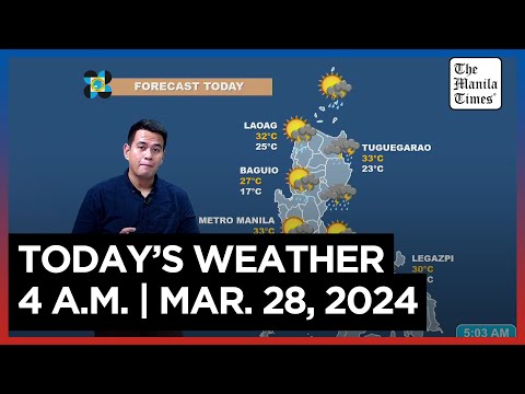 Today's Weather, 4 A.M. Mar. 28, 2024