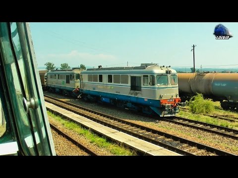 Marfar Unicom Freight Train cu/with DA 60-1394-0 & 60-1255-3 Opreste/Stop in Gara Tileagd Station