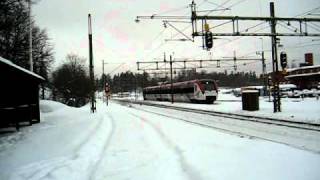 preview picture of video '[TiB] Tåg i Bergslagen Regional train to Virsbo and Västerås arriving at Fagersta C. station.'