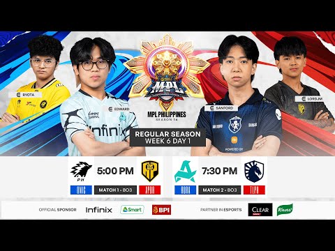🔴 LIVE | MPL PH S16 | ENGLISH - Week 6 Day 1