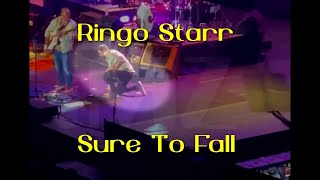Ringo Starr - Sure To Fall (and takes a fall on stage)
