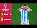 Lionel Messi●All Goals and Assists in World Cup 2022●With English Commentary.