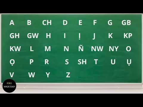 Learn the Igbo Language Alphabet: Full lesson (with examples and pronunciation)