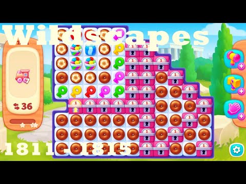 Wildscapes Level 1811 - 1815 HD Walkthrough | 3 - match game | gameplay | android | ios | pc | app