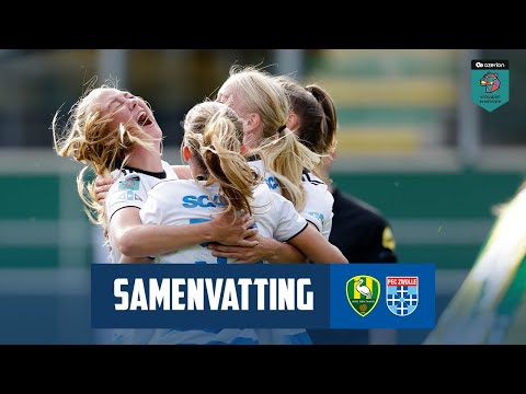 Samenvatting ADO Den Haag Vrouwen - PEC Zwolle Vrouwen