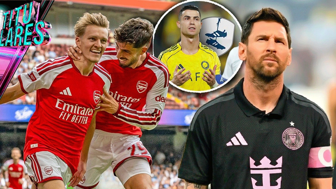¡Arsenal campeón! Paliza al City | Cristiano: "Este sería mi último año" | Messi Inter; Inter cae