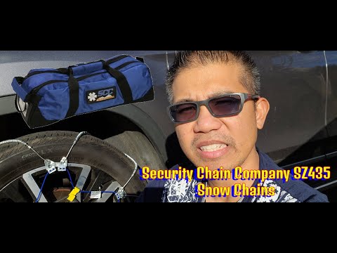 How To Install Security Chain Company SCC SZ435 Super Z6 Snow Chain [Backwards]