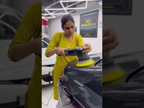India's first professional Female detailer | Auto Detailing in chennai