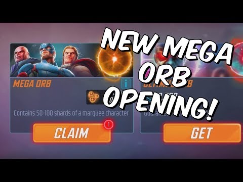 New Mega Orb Opening & Thoughts! - 50 CHARACTER SHARDS GUARENTEED! - Marvel Strike Force