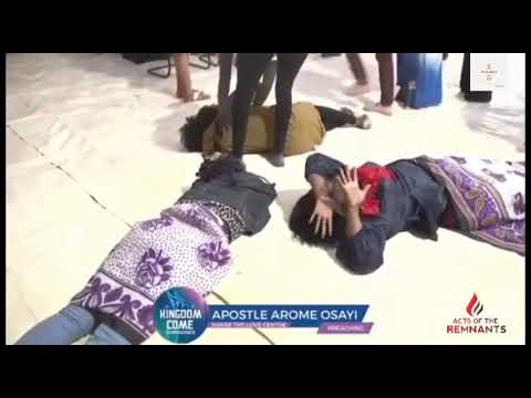 Apostle AROME OSAYI Power Demonstration || Apostle AROME demonstrates the power of the Holy Spirit