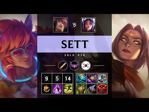 Sett Mid vs Irelia - KR Master Patch 25.14