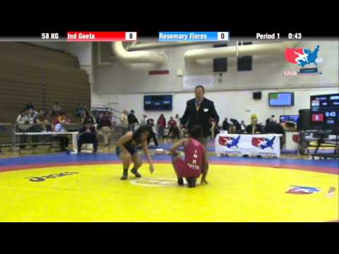 WM 58 KG - Ind Geeta vs. Rosemary Flores