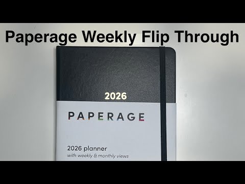 Paperage Weekly Planner Flip Through