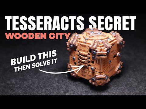 SOLID Wooden City Tesseract's Secret. QUALITY puzzle box escape room