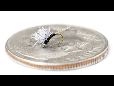 One of the Most Effective Midge Dry Flies Ever! - Easy Wing Bunny Midge - Fly Tying Tutorial