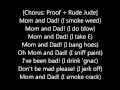 Proof ft. Rude Jude - M.A.D. (with lyrics)