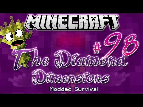 "UNDERGROUND FARM" | Diamond Dimensions Modded Survival #98 | Minecraft