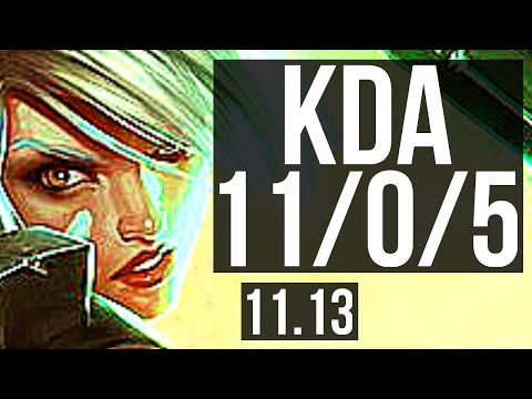 RIVEN vs ORNN (TOP) | 11/0/5, 1300+ games, 6 solo kills, Legendary | EUW Master | v11.13