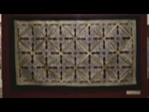 Carpets by indigenous people of the Far East displayed