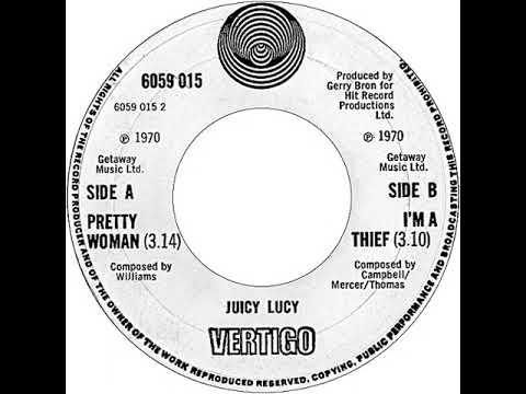 UK New Entry 1970 (185) Juicy Lucy - Pretty Woman