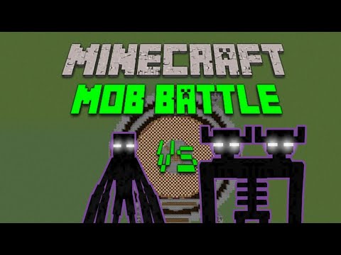 Mutant Enderman(Jujustyle7) Vs Ender Titan and others - Minecraft Mob Battle