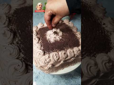 easy cake decoration tutorial #cakedecorating #cakedesign