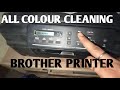 How To Clean Brother Printer Head T 500W Advance Cleaning All Colour
