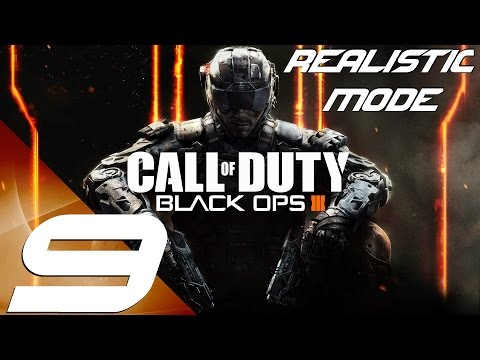 Call of Duty Black Ops 3 - Realistic Mode Walkthrough Part 9 - Rise and Fall