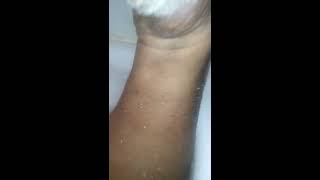 Dead skin come off like butter My girl got skills