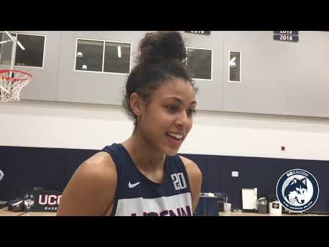 UConn Women's Basketball Pregame (Seton Hall) - Olivia Nelson-Ododa