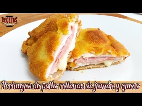 Pechugas De Pollo Rellenas De Jamón y Queso o Cordon Bleu