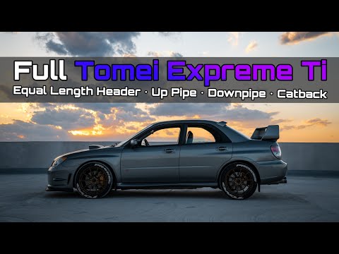 2006 STI - Full Tomei Exhaust System from Headers back - BEST Sounding STI!
