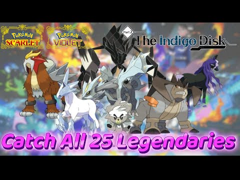 How to Catch All 25 Legendary Pokemon in the Indigo Disk
