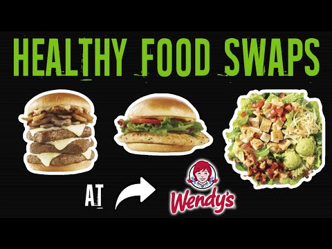 Healthiest Foods At Wendy’s And The Worst (HEALTHY FOOD SWAPS AT WENDY'S) | LiveLeanTV