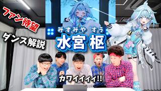 プロダンサーが『水宮枢』のダンスをみた時の反応【Vtuber】