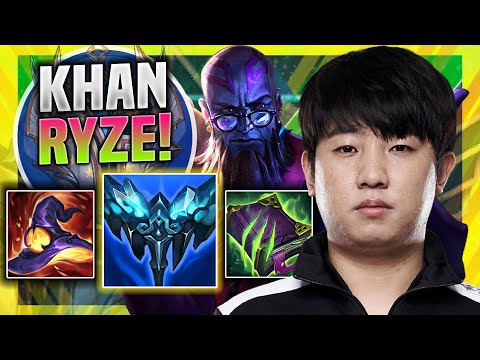 KHAN TESTING HOW GOOD IS RYZE FOR MSI! - DK Khan Plays Ryze Top vs Volibear! | Season 11
