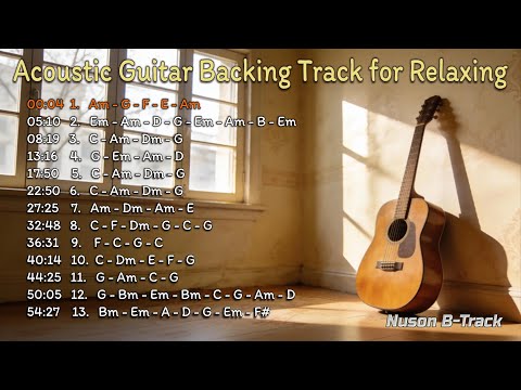 The most beautiful acoustic backing tracks for practice and relaxation