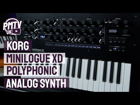 Korg Minilogue XD Polyphonic Analog Synth - Overview & Demo