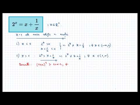 O ecuatie non-standard pentru olimpiada