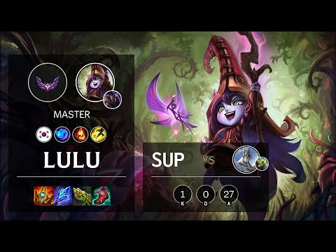 Lulu Support vs Galio - KR Master Patch 12.5