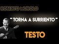 Torna a Surriento TESTO ᴴᴰ (lyrics) - Roberto Murolo