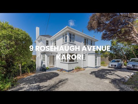 9 Rosehaugh Avenue, Karori, Wellington City, Wellington, 4房, 2浴, 独立别墅