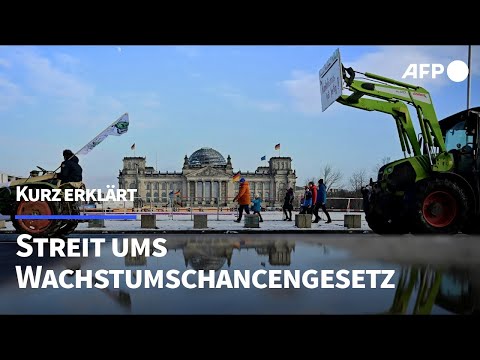 Kurz erklärt: Streit ums Wachstumschancengesetz | AFP