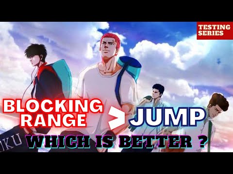 [Slam Dunk Mobile] Blocking range vs Jump Attribute | How to Increase Your Blocking Range | Testings