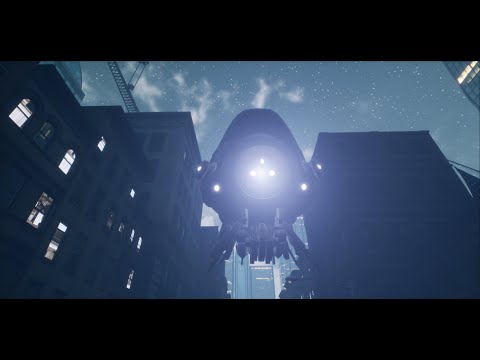 ASMR Cyberpunk meditation anti-utopia city relax sleep study lofi - oddly satisfying videos