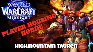 WoW Housing: Highmountain Tauren | Patch 11.2.7